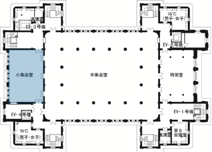 小集会室で少人数の披露宴も可能