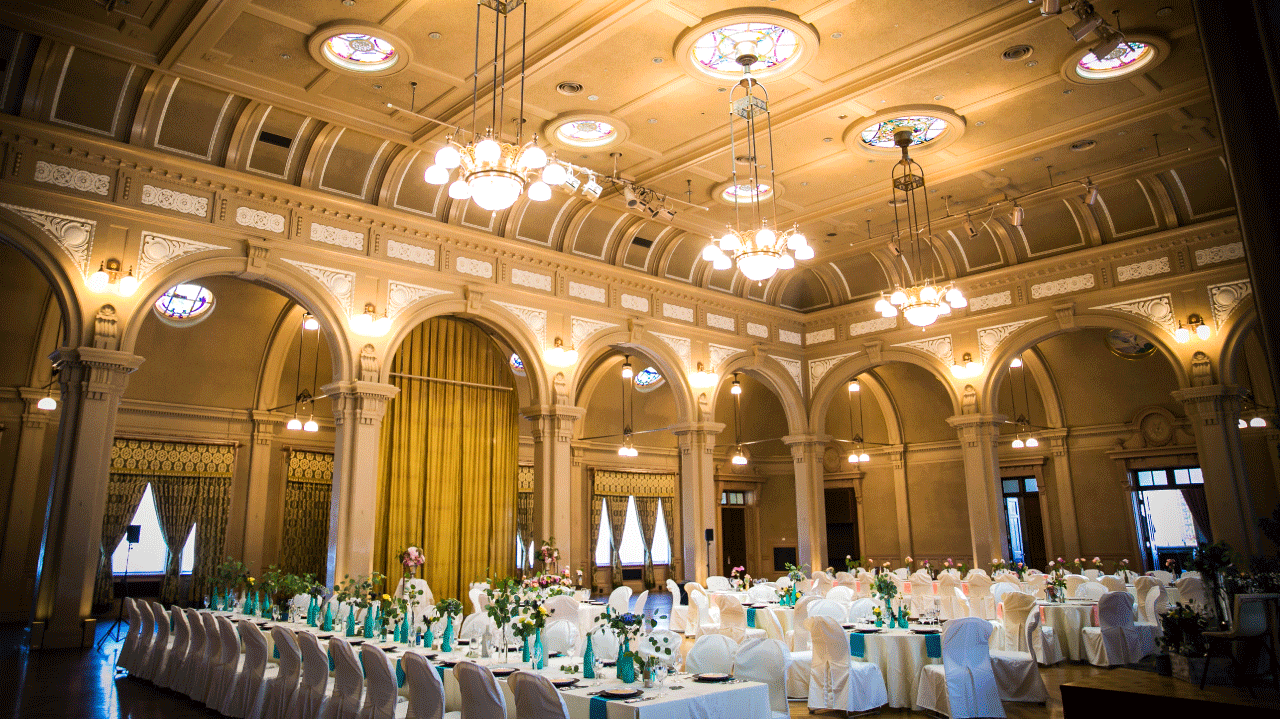 空間の演出は新郎新婦様お二人の希望に沿ってレイアウト